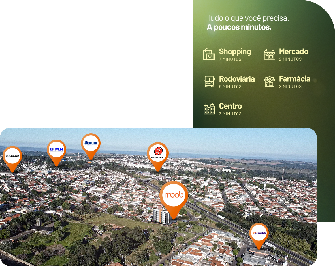 Localização do MOOB Residence